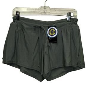NWT Alex Vando Gray UPF 50+ Swim Athletic Shorts Small Lightweight Activewear